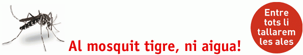 Campanya del Consell Comarcal del Baix Llobregat per informar sobre el mosquit tigre